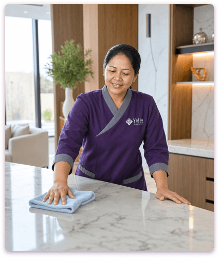 Live-in maid providing home care in Fujairah