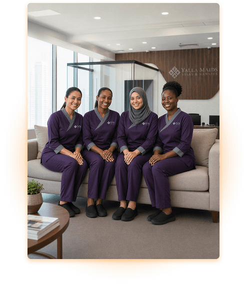 Filipina maid passing medical fitness screening before UAE travel