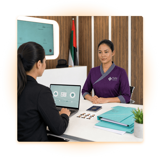 Live-in maid working in a Umm Al Quwain home